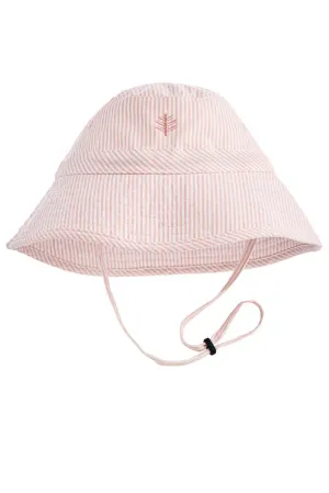 Kid's Taylor Chin Strap Hat  |  Light Pink Picnic Stripe