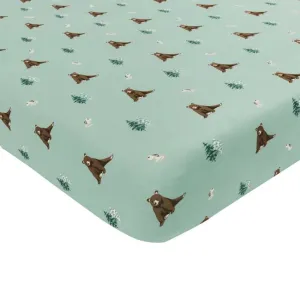 Kyte Baby Printed Crib Sheet in Trail