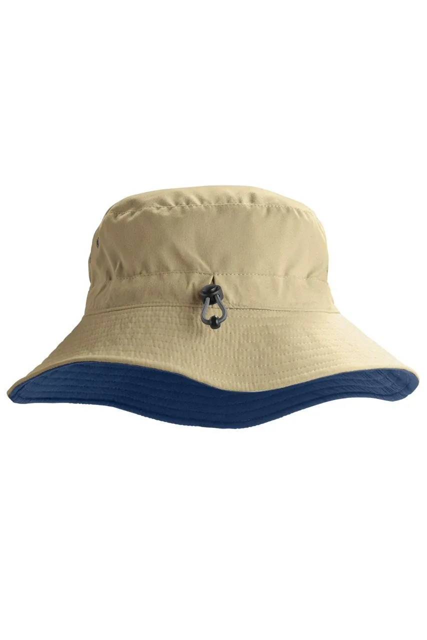 Landon Reversible Bucket Hat  |  Tan/Navy