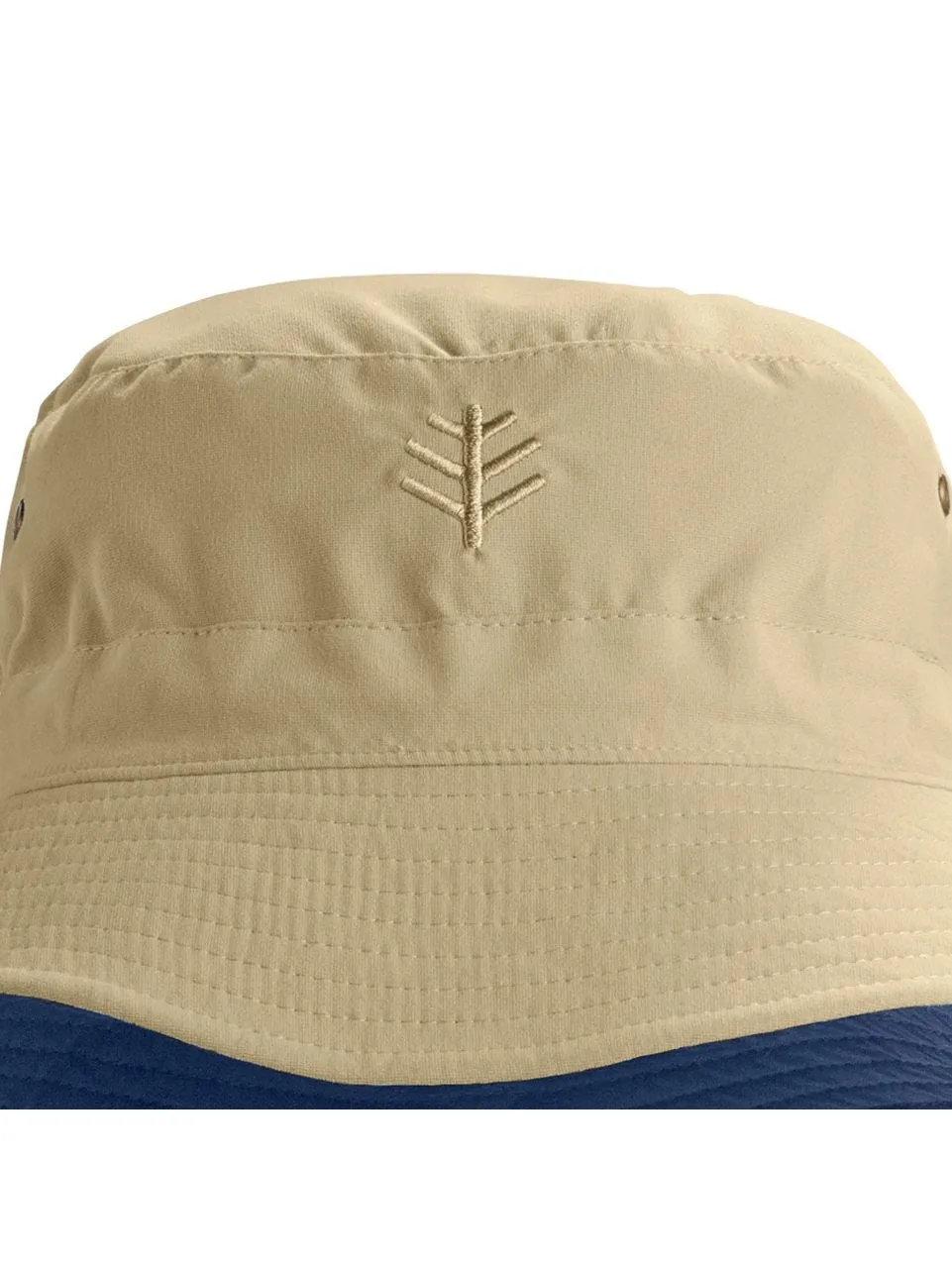 Landon Reversible Bucket Hat  |  Tan/Navy