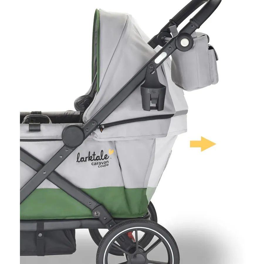 Larktale Caravan Coupe Stroller - Wagon (Grey/Green)