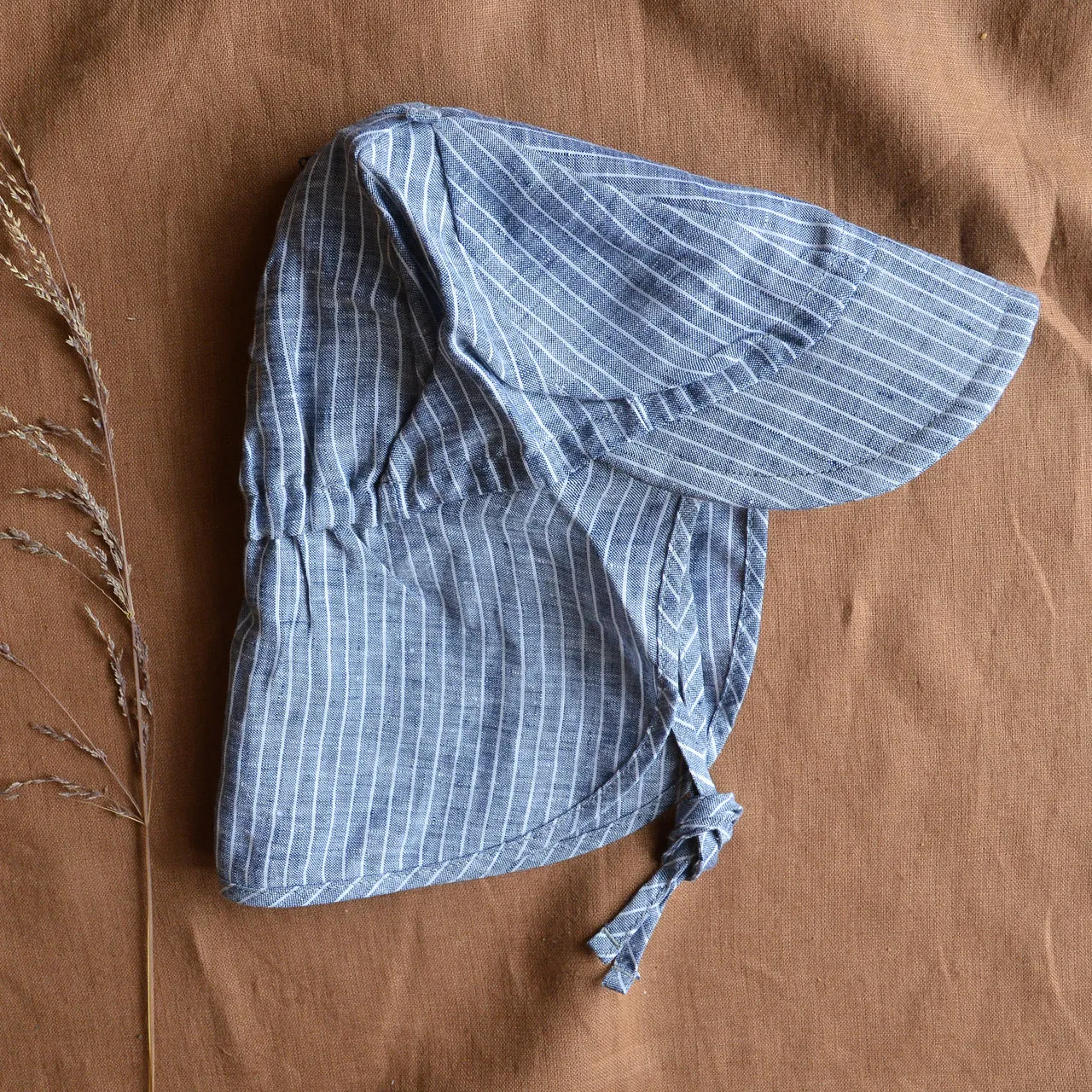 Linen Legionnaire Cap - Stripes (Baby-Kinder) *Last ones