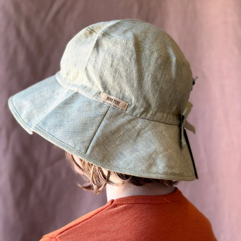 Linen Wide Brim Hat (Child-Youth)