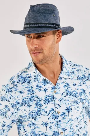 Men's Holden Packable Travel Fedora  |  Antique Denim