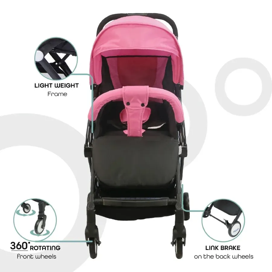 Moon Travel Lite Cabin Stroller (Pink)