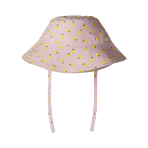 NATURE BABY HOLIDAY SUNHAT PETITE LILAC LEMON PRINT