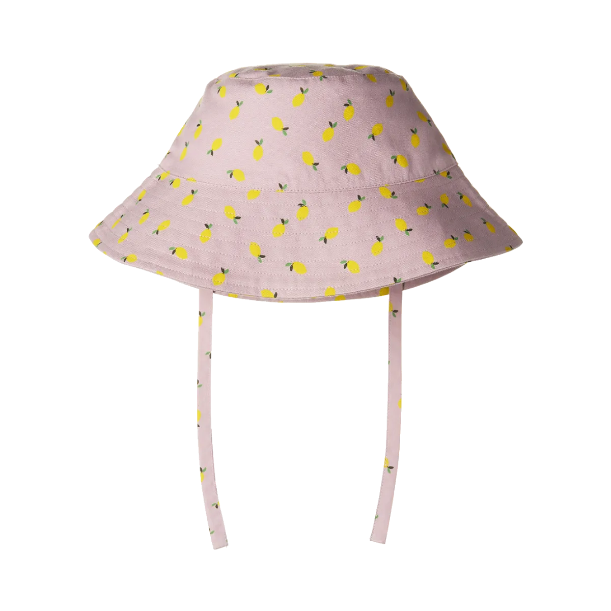 NATURE BABY HOLIDAY SUNHAT PETITE LILAC LEMON PRINT