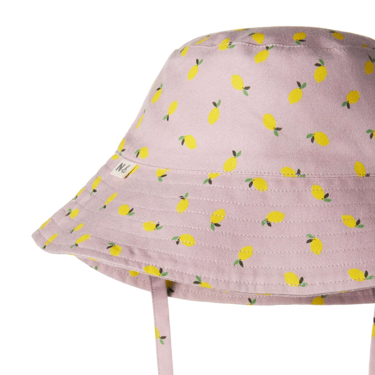 NATURE BABY HOLIDAY SUNHAT PETITE LILAC LEMON PRINT