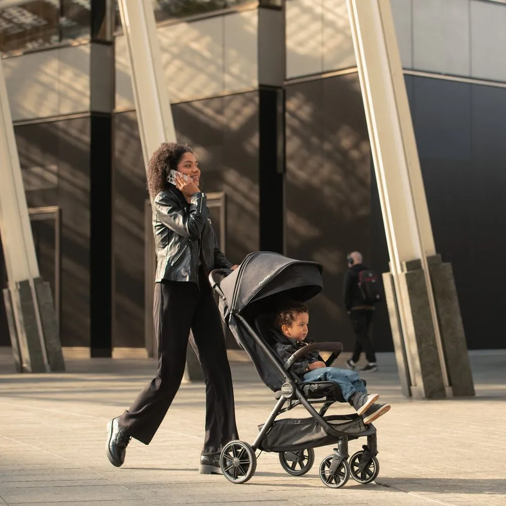 NUNA TRVL LX Compact Stroller - Granite