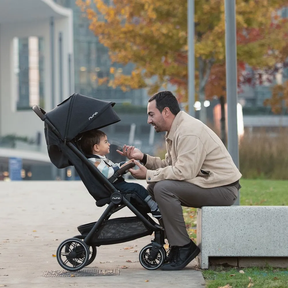 NUNA TRVL LX Compact Stroller - Granite