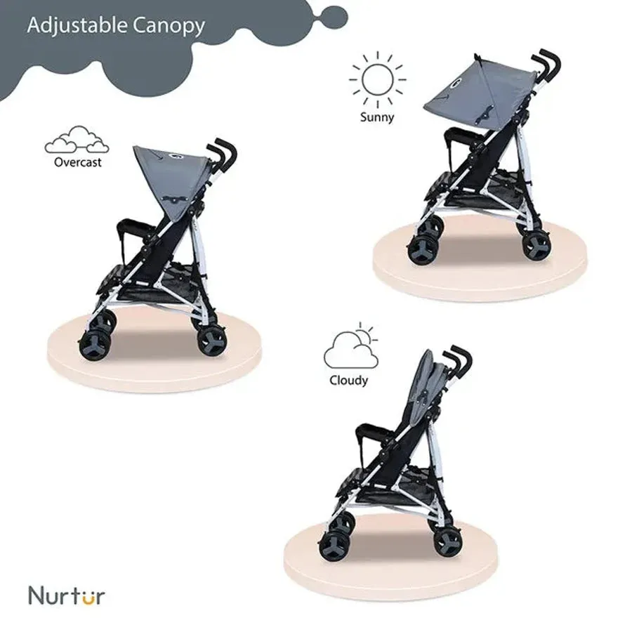 Nurtur Luca Bee Lightweight Stroller (Grey)