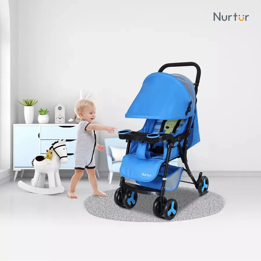 Nurtur Ryder Lightweight Baby Stroller (Blue)