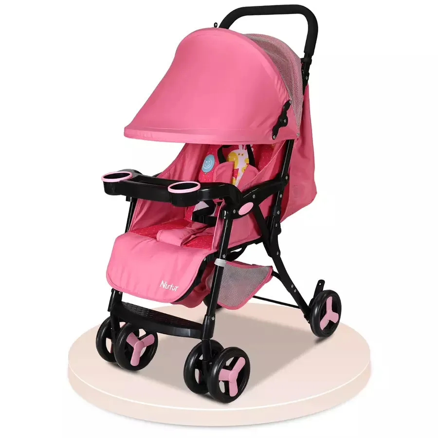 Nurtur Ryder Lightweight Baby Stroller (Pink)