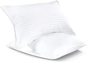 OMAZONE Hotel Collection Bed Pillows Standard Size - Down Alternative Bedding Pillow for Sleeping| (Standard, 2) 27x17