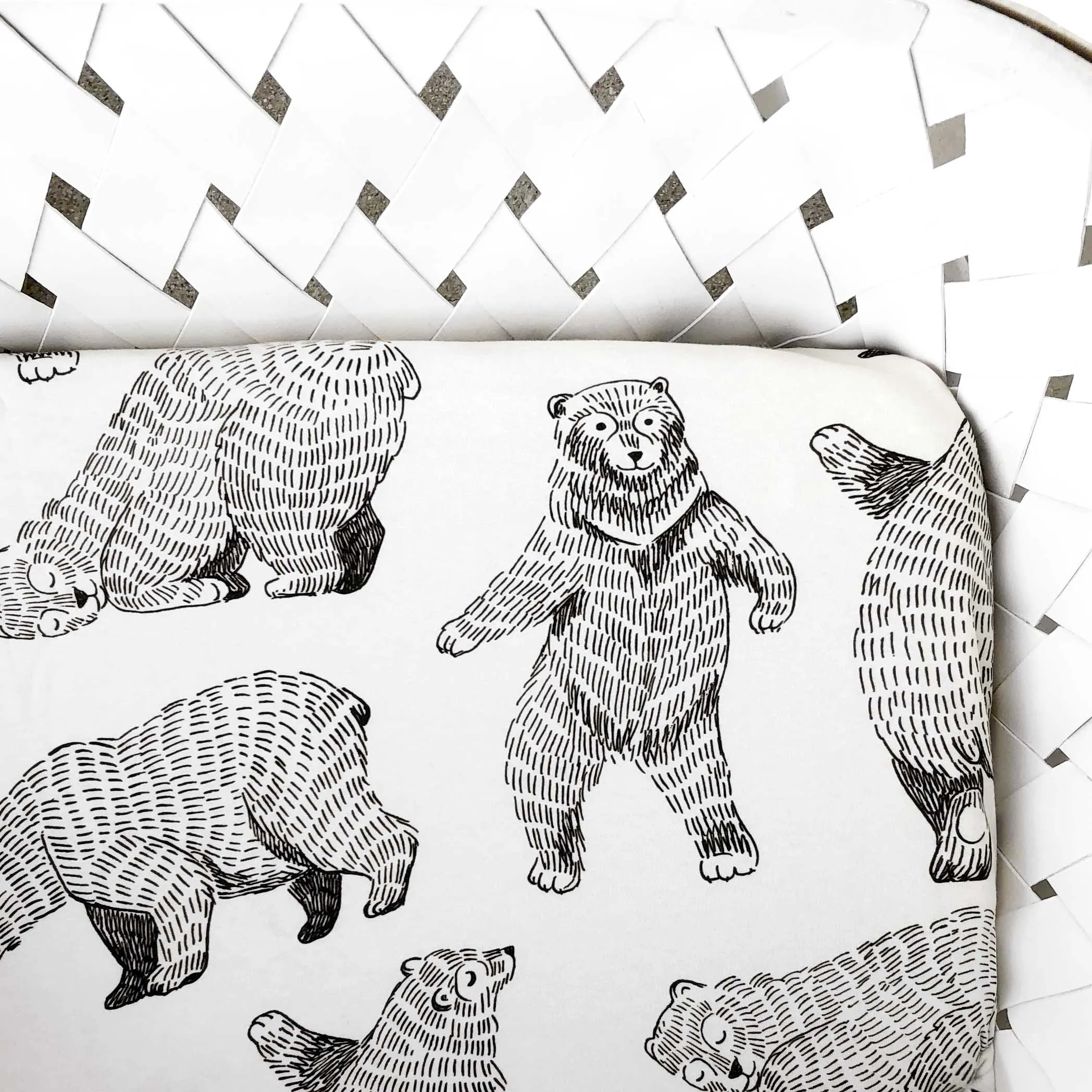 Organic Crib Sheet Bear