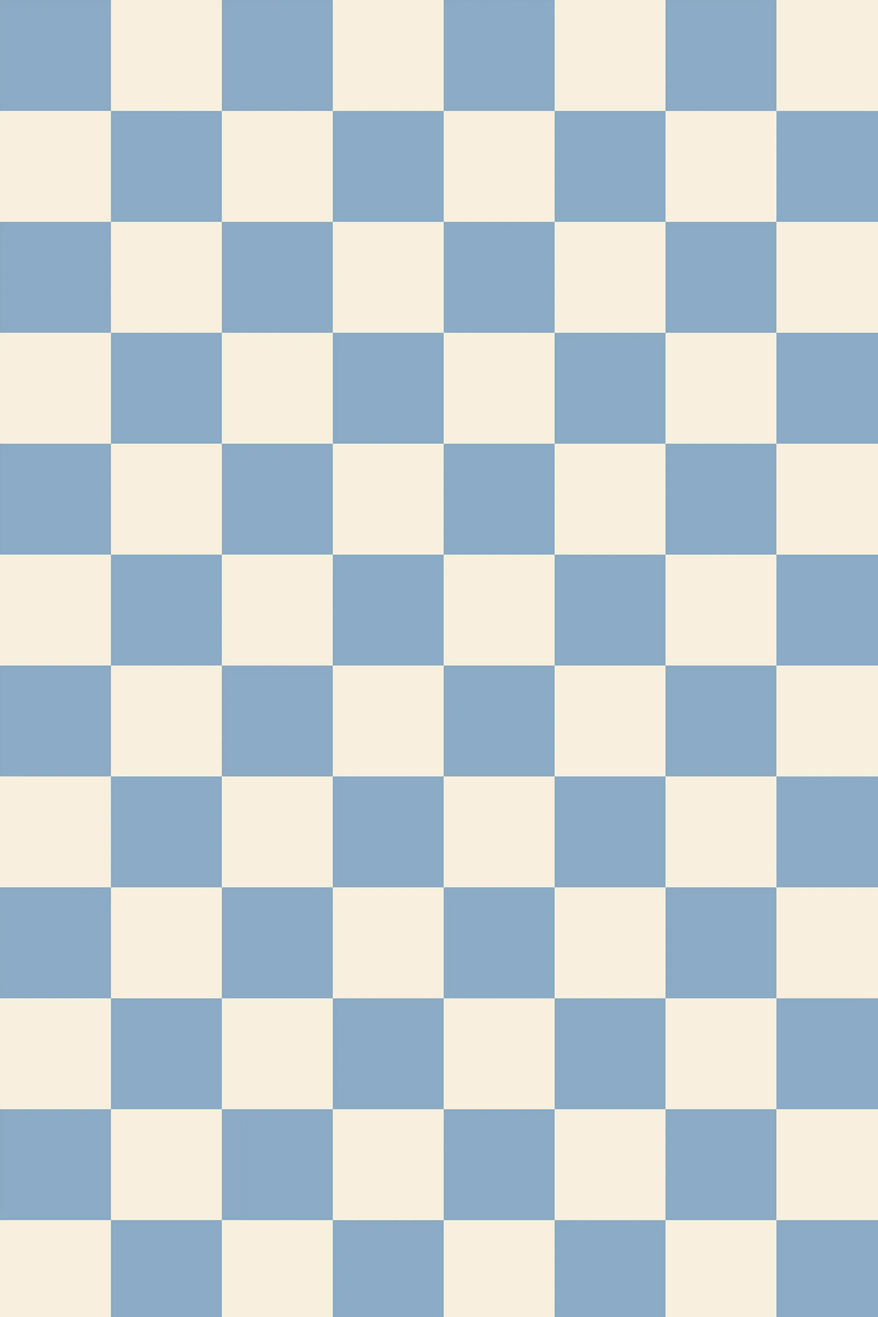 Organic Crib Sheet Blue Check