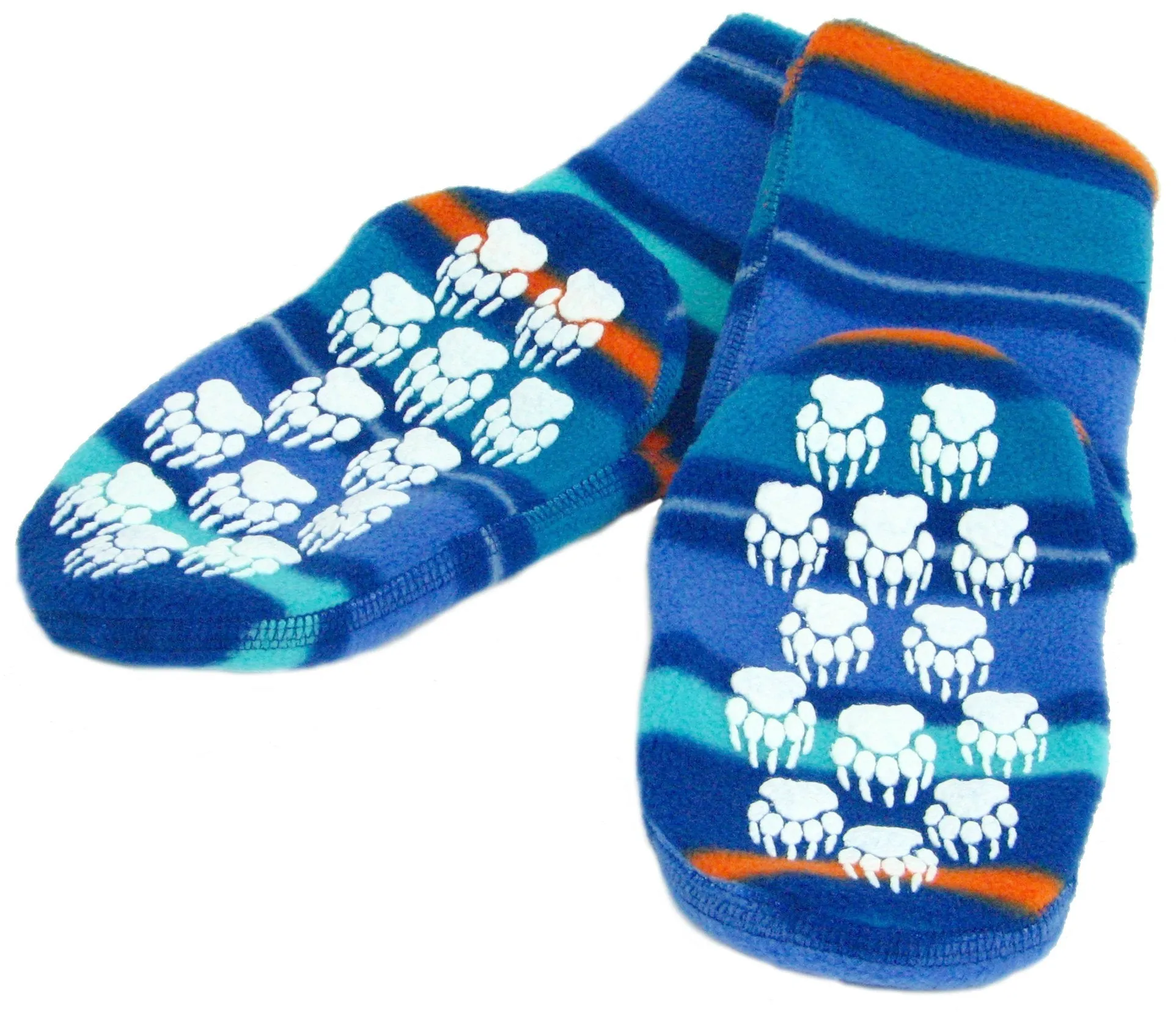 Polar Feet Fleece Socks - Jazz Stripes