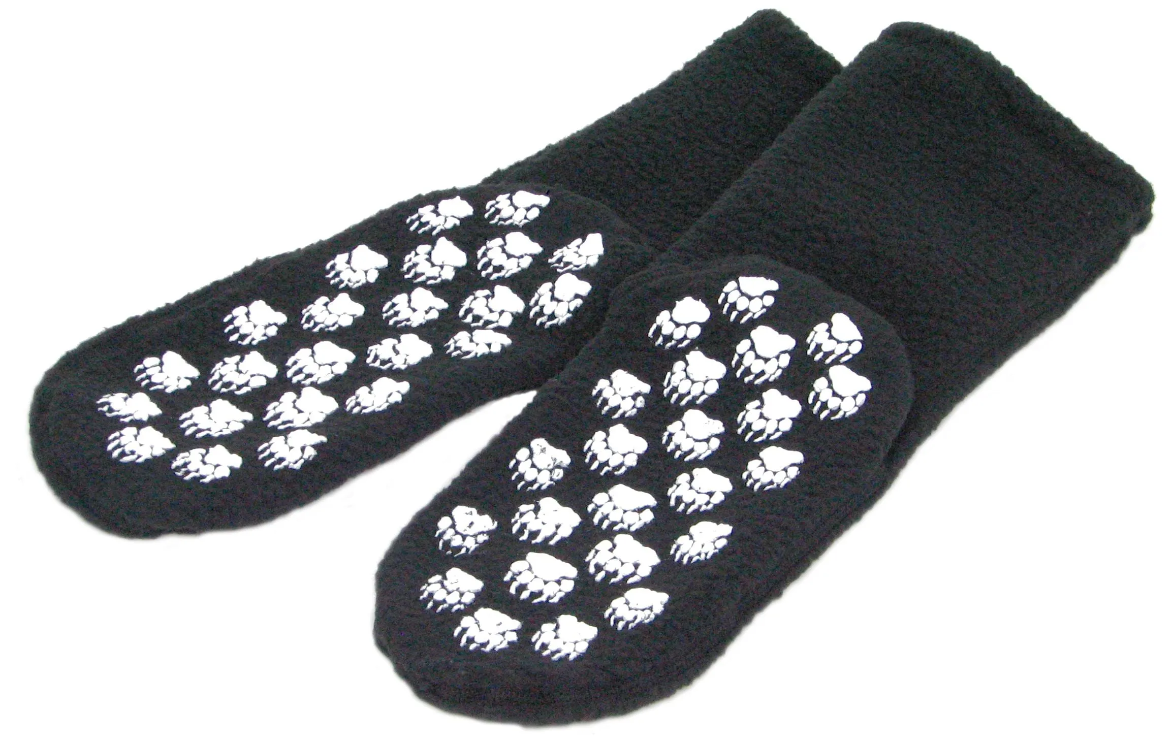 Polar Feet SUPER STRETCHY Fleece Socks - Black