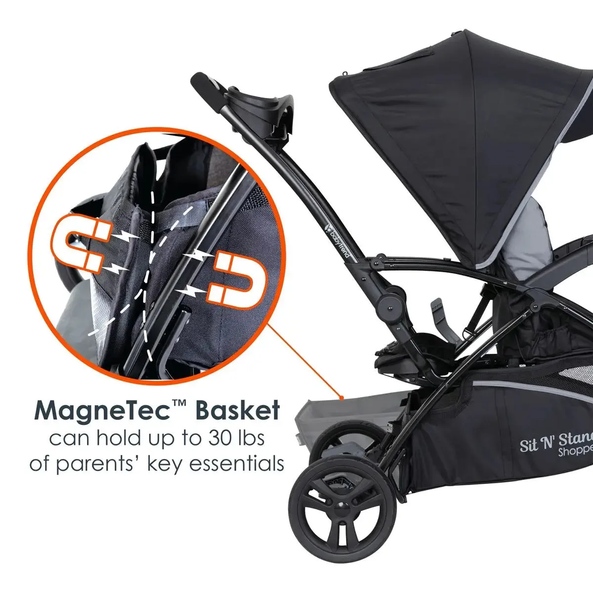 Sit N Stand® 5-in-1 Shopper Stroller