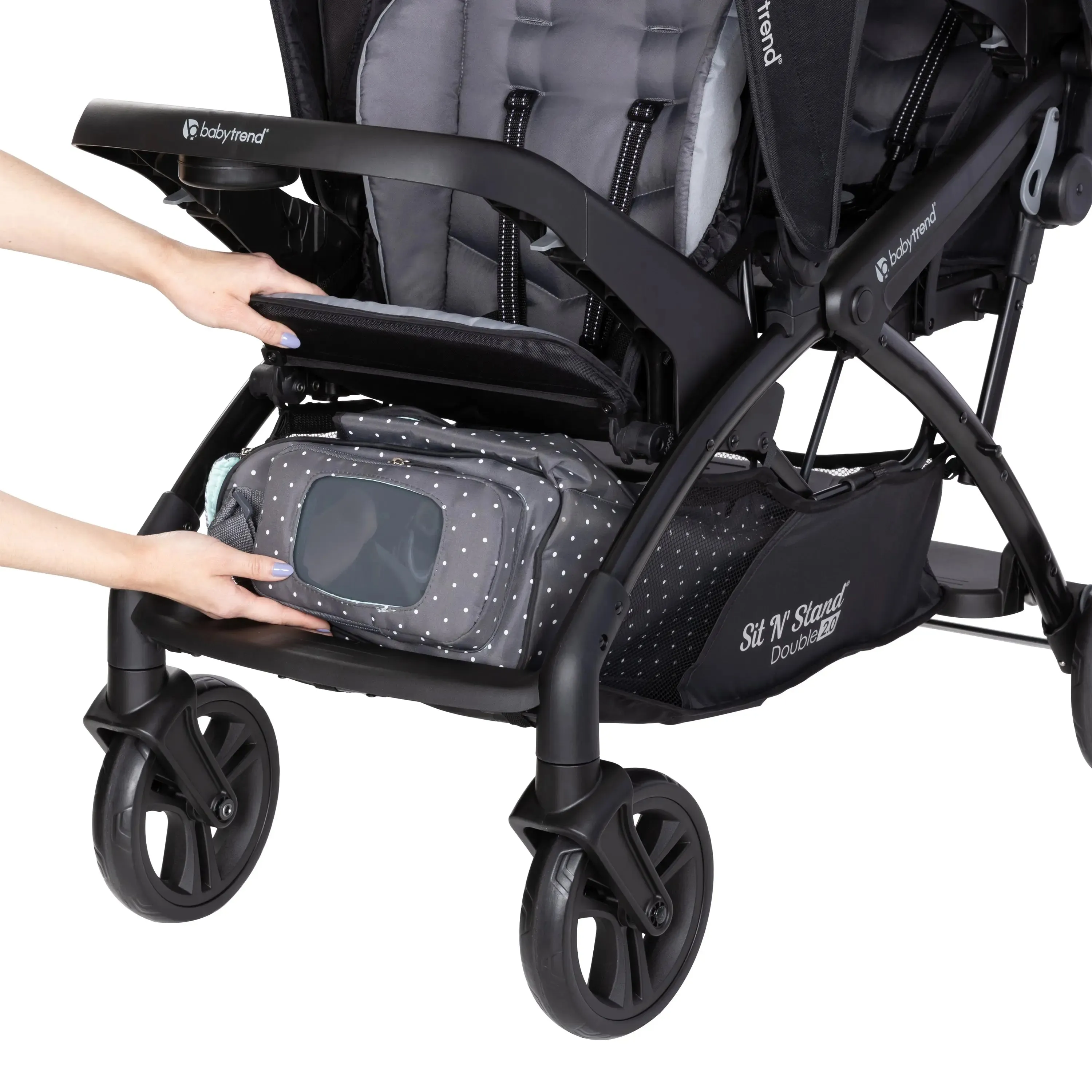 Sit N' Stand® Double 2.0 Stroller - Stormy (VM Innovations Exclusive)