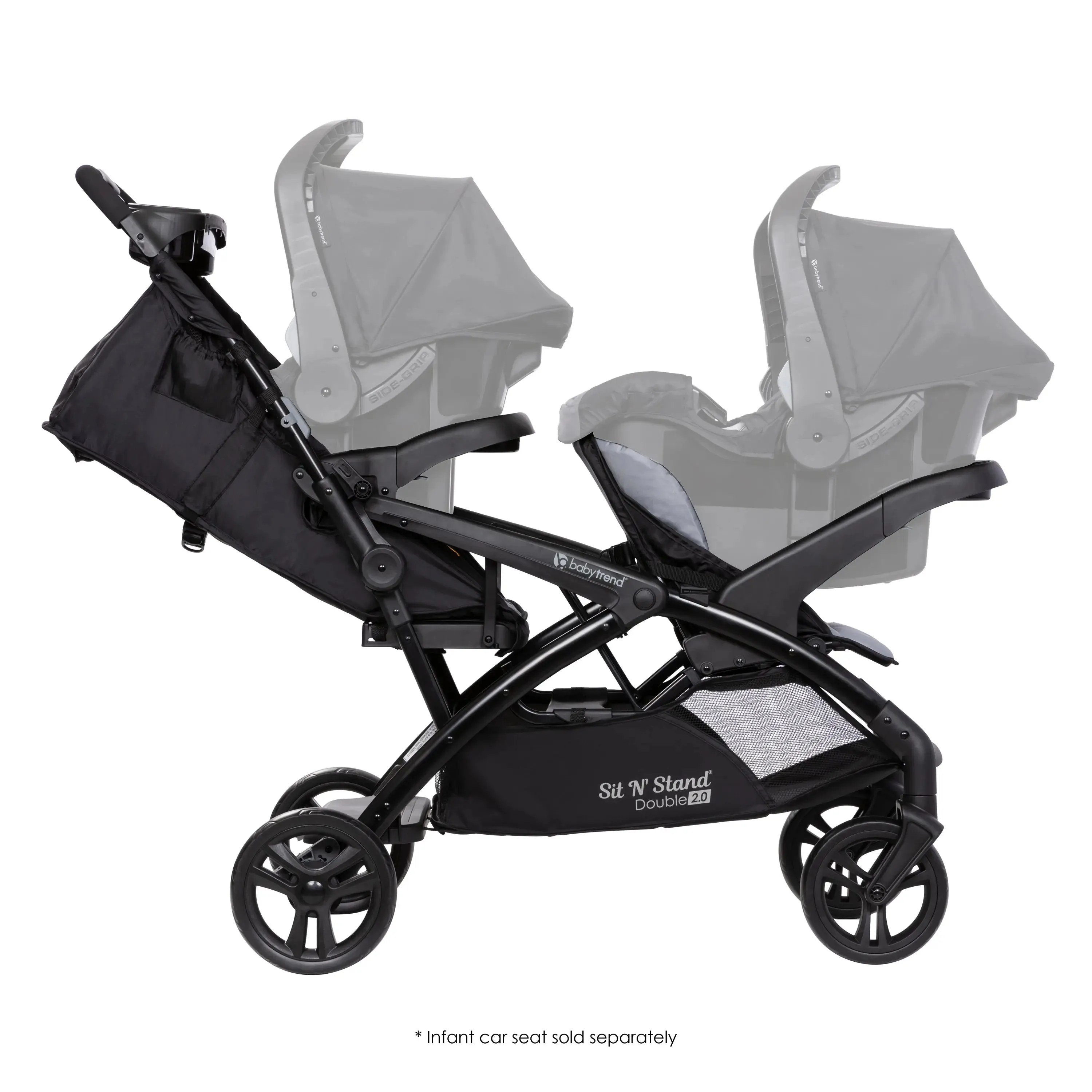 Sit N' Stand® Double 2.0 Stroller - Stormy (VM Innovations Exclusive)