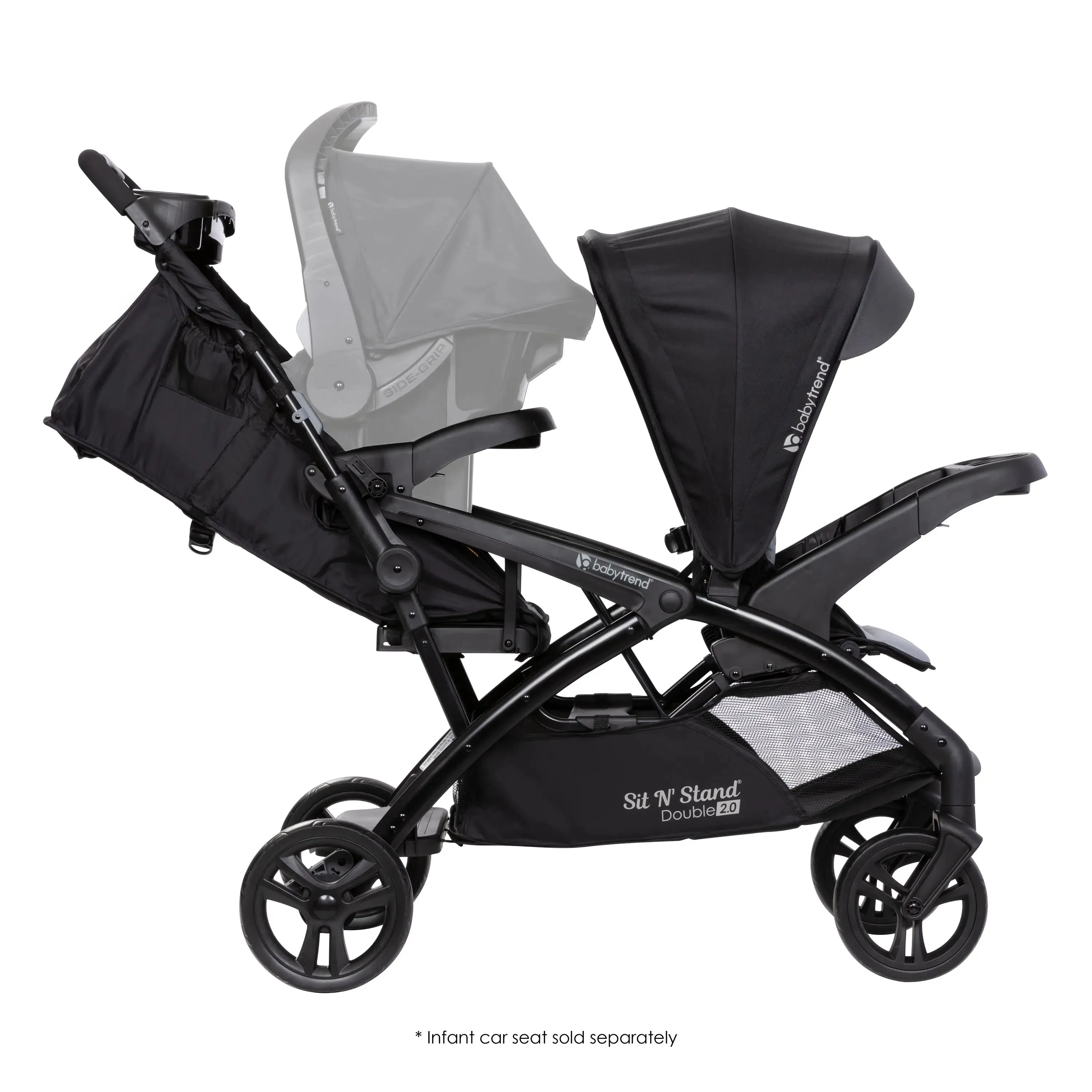 Sit N' Stand® Double 2.0 Stroller - Stormy (VM Innovations Exclusive)