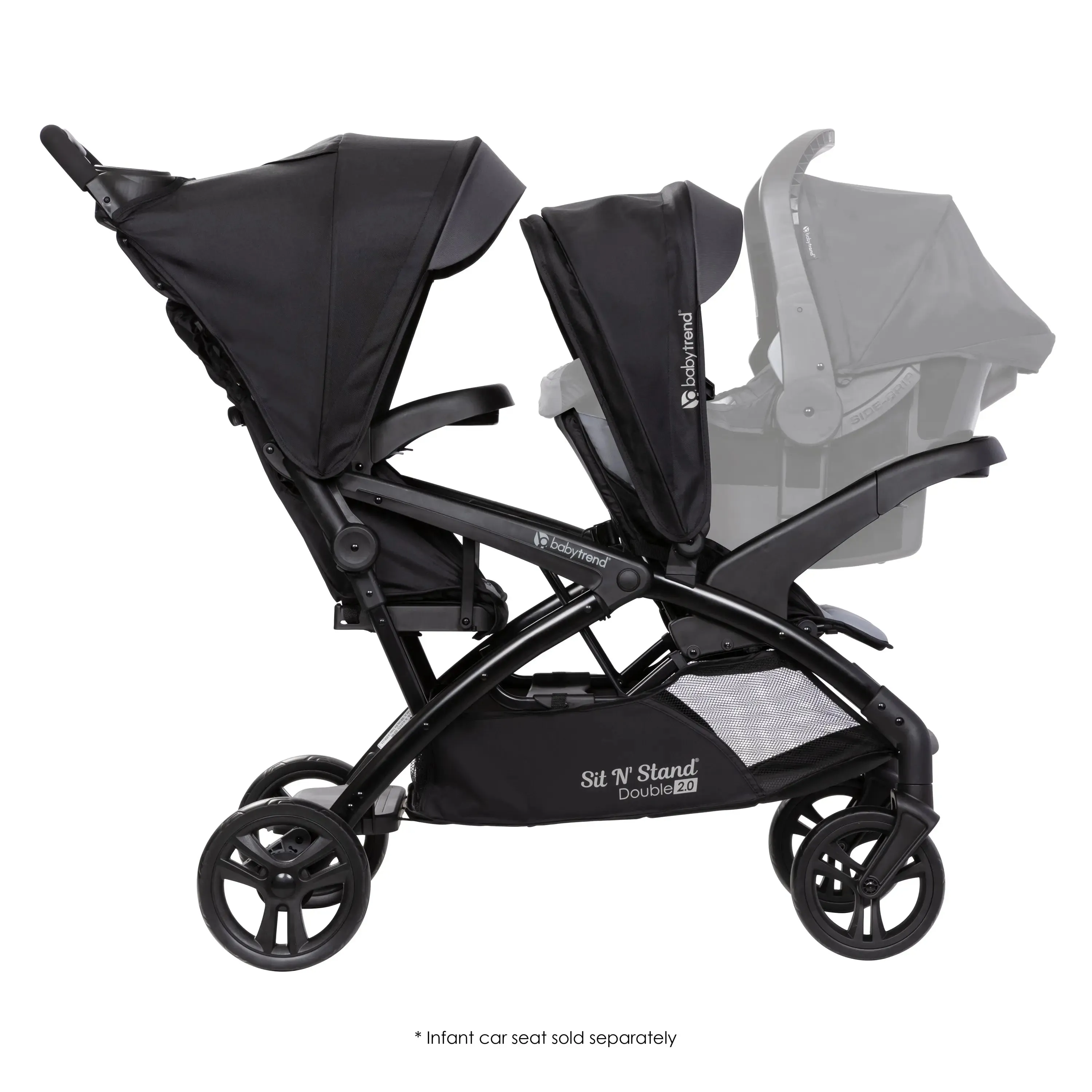 Sit N' Stand® Double 2.0 Stroller - Stormy (VM Innovations Exclusive)