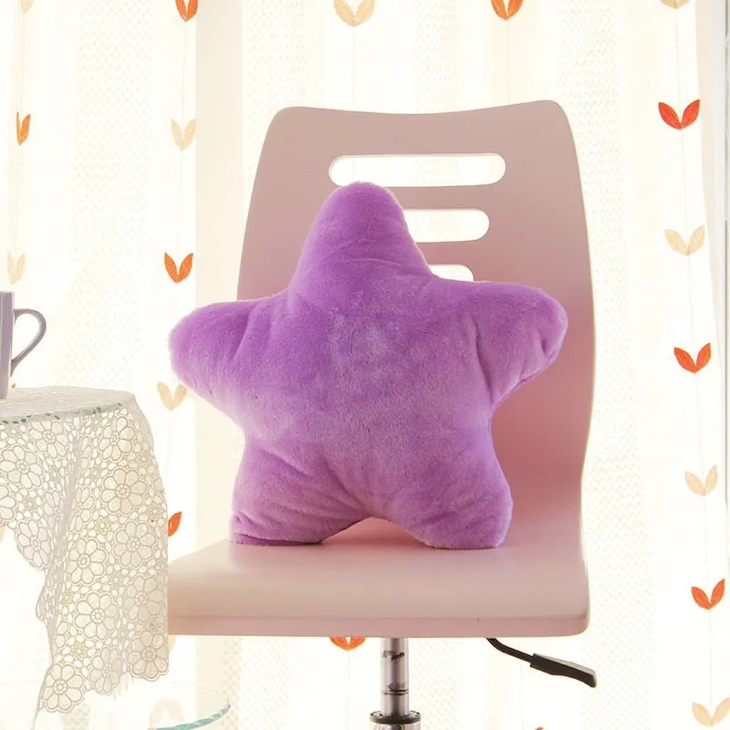 Star Plush Sofa Sleeping Pillow - Multiple Colors