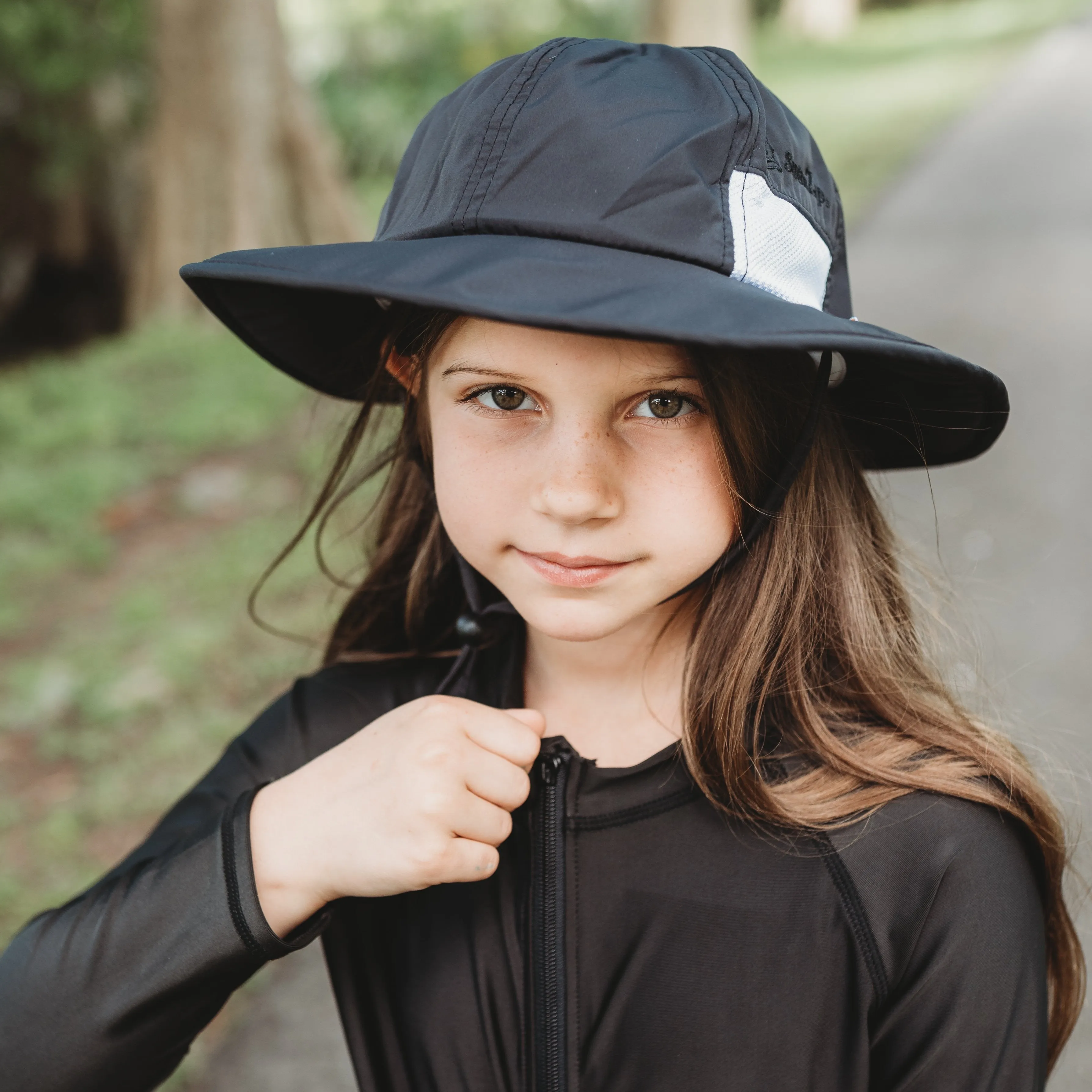 SwimZip Kids Wide Brim Sun Hat "Fun Sun Day Play Hat"