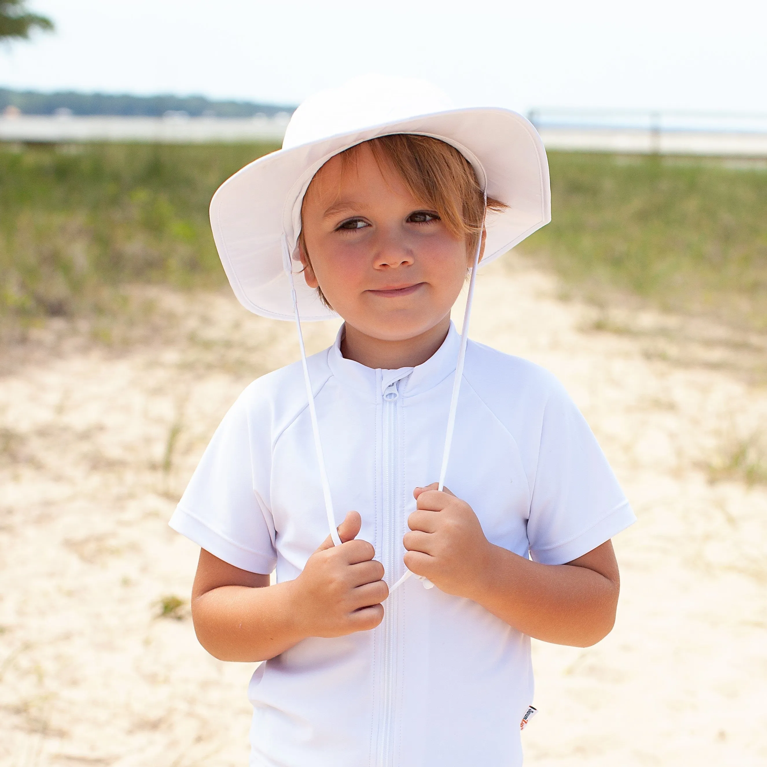 SwimZip Kids Wide Brim Sun Hat "Fun Sun Day Play Hat"