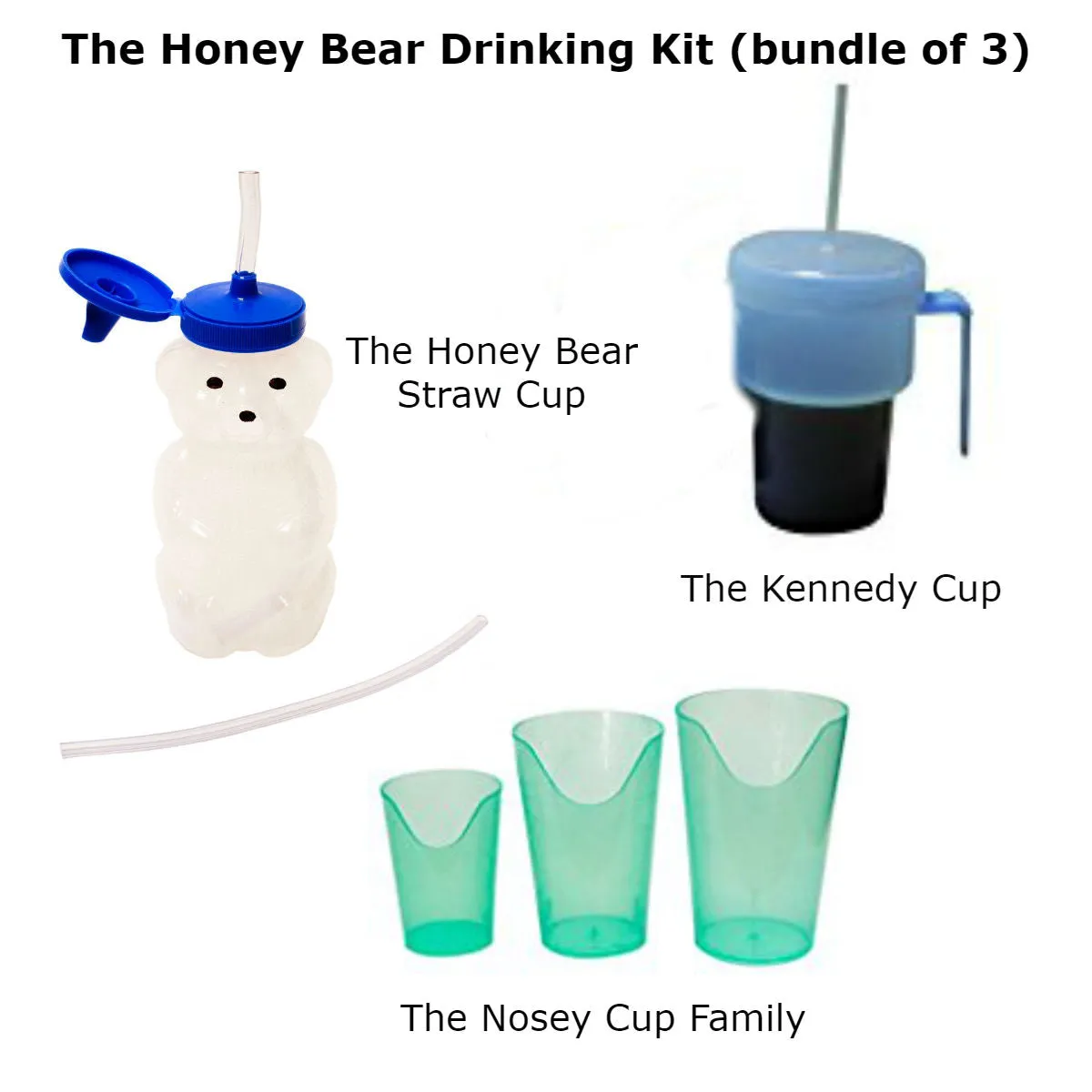 The Honey Bear Drinking Kit (bundle of 3)