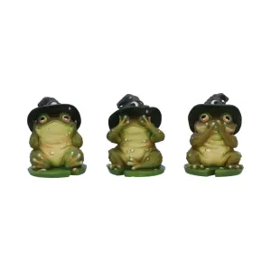 Three Wise Toads 10.3cm