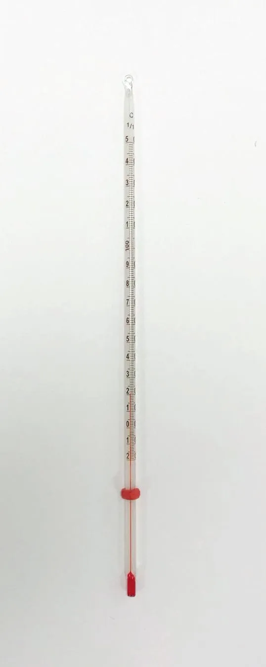 United Scientific™ THERMOMETER, RED LIQUID