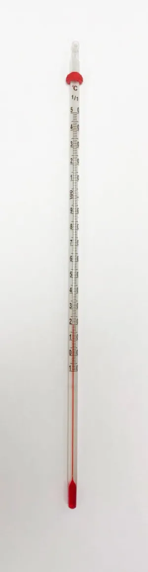 United Scientific™ THERMOMETER, RED LIQUID