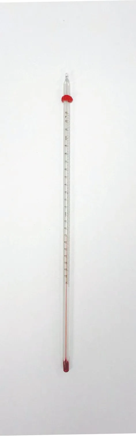 United Scientific™ THERMOMETER, RED LIQUID