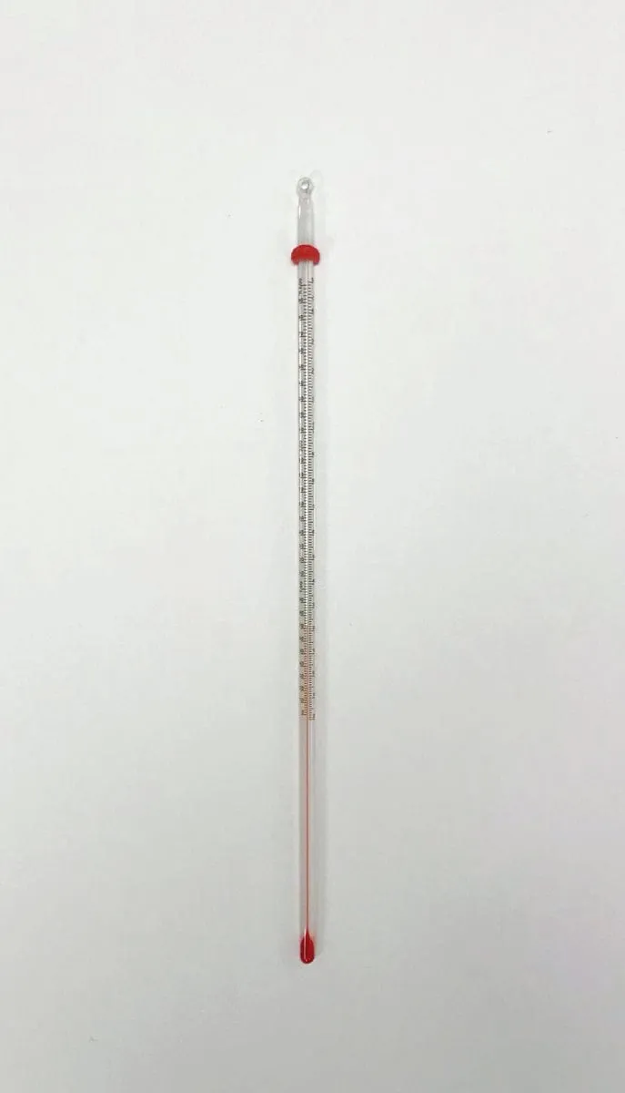 United Scientific™ THERMOMETER, RED LIQUID