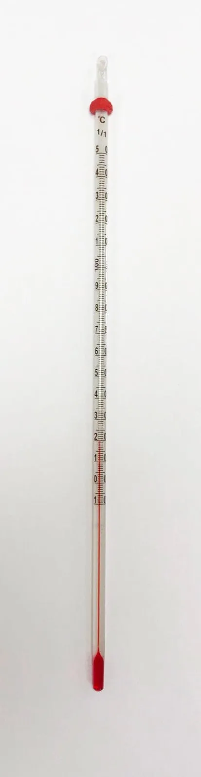 United Scientific™ THERMOMETER, RED LIQUID