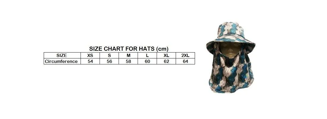 UV Protective Bucket Hat 360 Degree - Camo