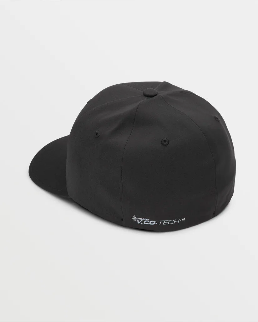 Volcom Stone Tech Flexfit Delta Hat - BLACK