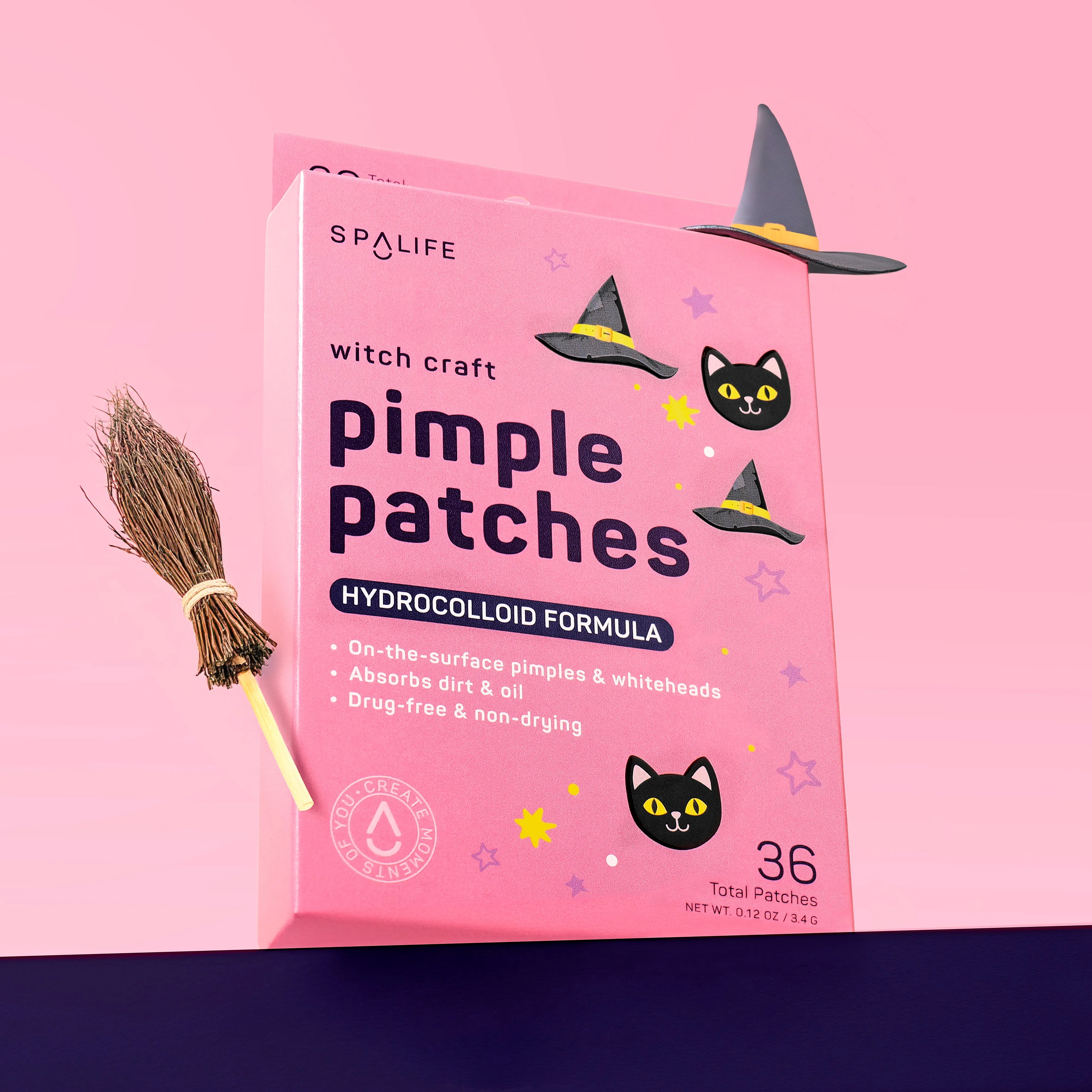 Witch Craft (Cats & Hats) Hydrocolloid Pimple Patches