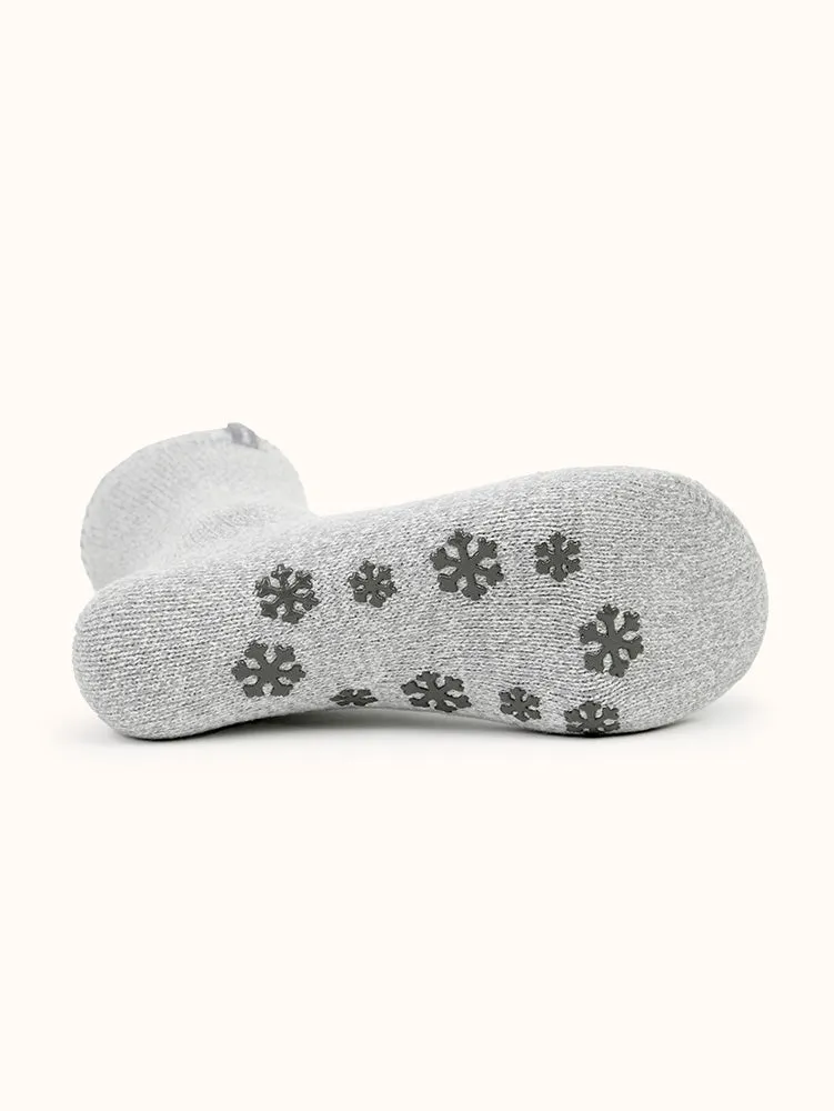 Women's Novelty Non-Slip Crew Socks (2 Pairs)